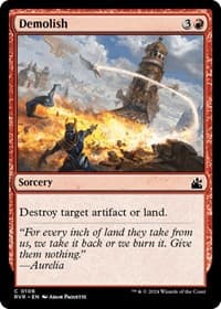Demolish - Ravnica Remastered - Magic: The Gathering card