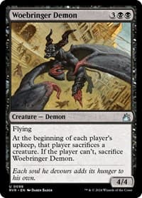 Woebringer Demon - Ravnica Remastered - Magic: The Gathering card