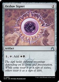 Orzhov Signet - Ravnica Remastered - Magic: The Gathering card