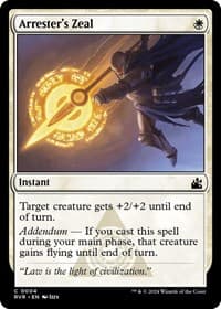Arrester's Zeal - Ravnica Remastered - Magic: The Gathering card