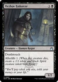 Orzhov Enforcer - Ravnica Remastered - Magic: The Gathering card