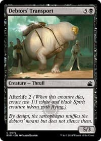 Debtors' Transport - Ravnica Remastered - Magic: The Gathering card