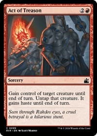 Act of Treason - Ravnica Remastered - Magic: The Gathering card