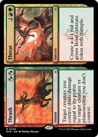 Thrash // Threat - Ravnica Remastered - Magic: The Gathering card