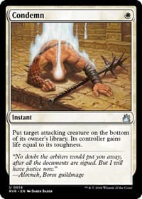Condemn - Ravnica Remastered - Magic: The Gathering card