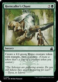 Horncaller's Chant - Ravnica Remastered - Magic: The Gathering card