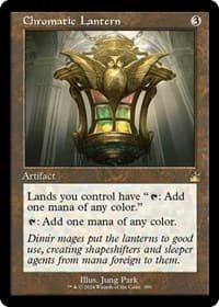 Chromatic Lantern (Retro Frame) - Ravnica Remastered - Magic: The Gathering card