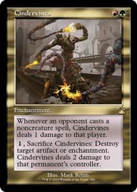 Cindervines (Retro Frame) - Ravnica Remastered - Magic: The Gathering card