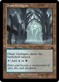 Dimir Guildgate (Retro Frame) - Ravnica Remastered - Magic: The Gathering card