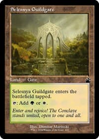 Selesnya Guildgate (Retro Frame) - Ravnica Remastered - Magic: The Gathering card