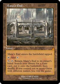Maze's End (Retro Frame) - Ravnica Remastered - Magic: The Gathering card