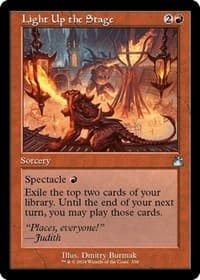 Light Up the Stage (Retro Frame) - Ravnica Remastered - Magic: The Gathering card