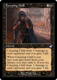 Creeping Chill (Retro Frame) - Ravnica Remastered - Magic: The Gathering card