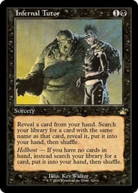 Infernal Tutor (Retro Frame) - Ravnica Remastered - Magic: The Gathering card