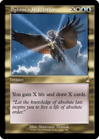 Sphinx's Revelation (Retro Frame) - Ravnica Remastered - Magic: The Gathering card