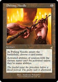 Pithing Needle (Retro Frame) - Ravnica Remastered - Magic: The Gathering card