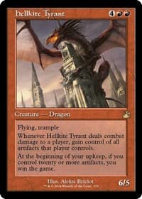 Hellkite Tyrant (Retro Frame) - Ravnica Remastered - Magic: The Gathering card