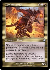 Mayhem Devil (Retro Frame) - Ravnica Remastered - Magic: The Gathering card