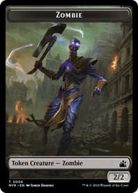 Zombie Token - Ravnica Remastered - Magic: The Gathering card