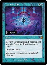 Cyclonic Rift (Retro Frame) (Serial Numbered) - Ravnica Remastered - Magic: The Gathering card