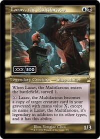 Lazav, the Multifarious (Retro Frame) (Serial Numbered) - Ravnica Remastered - Magic: The Gathering card