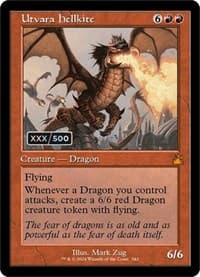 Utvara Hellkite (Retro Frame) (Serial Numbered) - Ravnica Remastered - Magic: The Gathering card