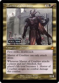 Master of Cruelties (Retro Frame) (Serial Numbered) - Ravnica Remastered - Magic: The Gathering card