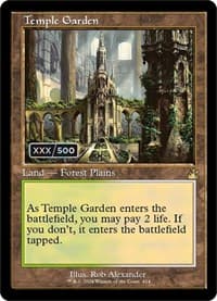 Temple Garden (Retro Frame) (Serial Numbered) - Ravnica Remastered - Magic: The Gathering card