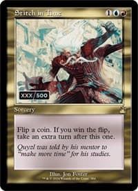 Stitch in Time (Retro Frame) (Serial Numbered) - Ravnica Remastered - Magic: The Gathering card