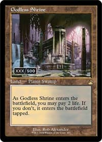 Godless Shrine (Retro Frame) (Serial Numbered) - Ravnica Remastered - Magic: The Gathering card