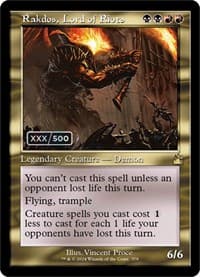 Rakdos, Lord of Riots (Retro Frame) (Serial Numbered) - Ravnica Remastered - Magic: The Gathering card