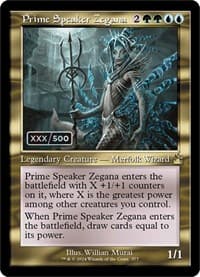 Prime Speaker Zegana (Retro Frame) (Serial Numbered) - Ravnica Remastered - Magic: The Gathering card