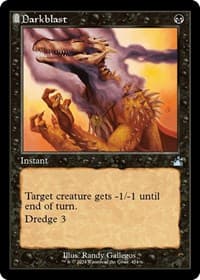 Darkblast (Retro Frame) - Ravnica Remastered - Magic: The Gathering card