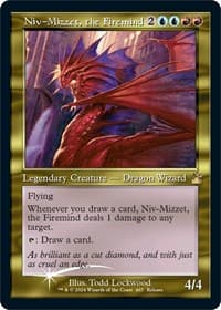 Niv-Mizzet, the Firemind (Retro Frame) - Launch Party & Release Event Promos - Magic: The Gathering card