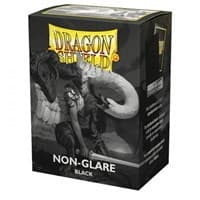 Dragon Shield Non-Glare V2 Matte Sleeves - Black (100-Pack) - Dragon Shield Card Sleeves - Card Sleeves card