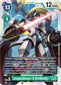 Leopardmon (X Antibody) - Animal Colosseum - Digimon Card Game card