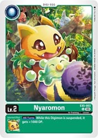 Nyaromon - Animal Colosseum - Digimon Card Game card