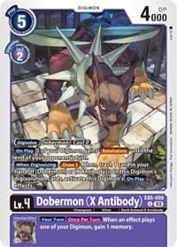 Dobermon (X Antibody) - Animal Colosseum - Digimon Card Game card