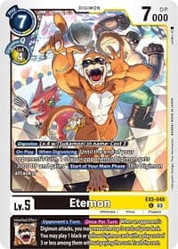 Etemon - Animal Colosseum - Digimon Card Game card