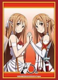 Bushiroad Sleeve Collection HG Vol.3775: Sword Art Online 10th Anniversary - Asuna & Asuna (75-Pack) - Bushiroad Card Sleeves - Card Sleeves card