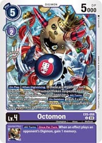 Octomon - Animal Colosseum - Digimon Card Game card