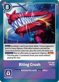 Biting Crush - Animal Colosseum - Digimon Card Game card