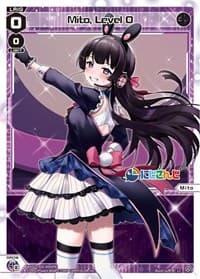Mito, Level 0 - Collab Booster: Nijisanji Diva - WIXOSS card