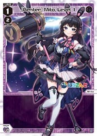 [Center] Mito, Level 1 - Collab Booster: Nijisanji Diva - WIXOSS card