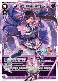 [Center] Mito, Level 3 - Collab Booster: Nijisanji Diva - WIXOSS card