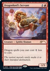 Dragonlord's Servant (Year of the Dragon 2024) - Standard Showdown Promos - Magic: The Gathering card