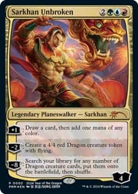 Sarkhan Unbroken (Year of the Dragon 2024) - Standard Showdown Promos - Magic: The Gathering card