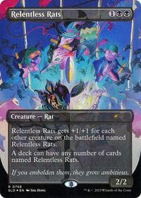 Relentless Rats (756) - Secret Lair Drop Series - Magic: The Gathering card