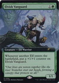 Elvish Vanguard (Extended Art) - Secret Lair Drop Series - Magic: The Gathering card