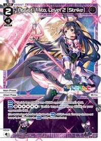 [Assist] Mito, Level 2 [Strike] - Collab Booster: Nijisanji Diva - WIXOSS card